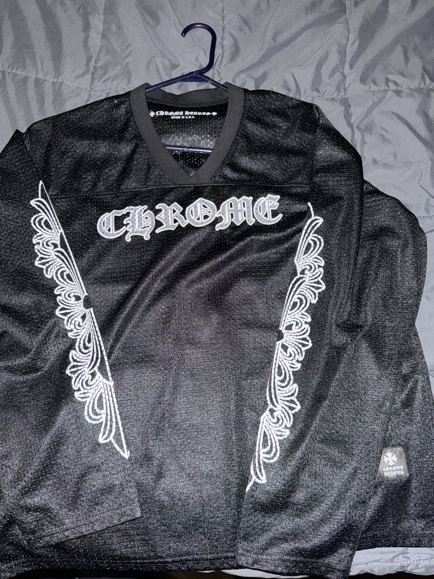 Long sleeve chrome hearts jersey (medium)