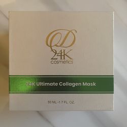 Ultimate collagen mask, from D24K Cosmetics. Price $1,500