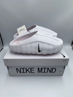 Nike Calm Mule “Nike Mind” White – Size 6 Men / 7.5 Women 🤍🔥