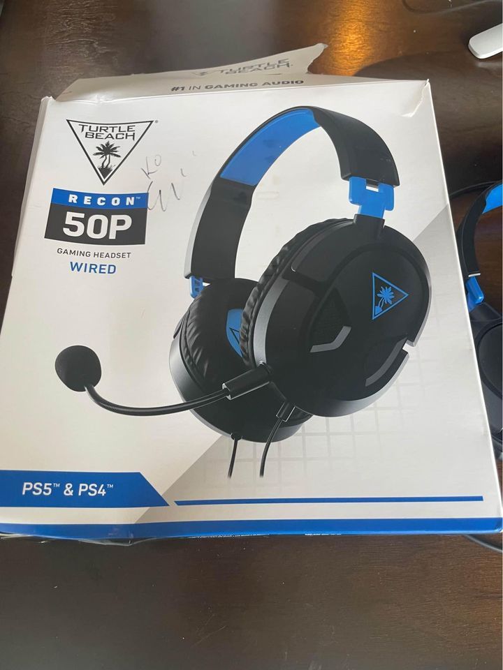 TURTLE BEACH RECON 50P GAMING HEADSET FOR PS5 & PS4. WIRED