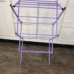 Purple Collapsible Drying Rack