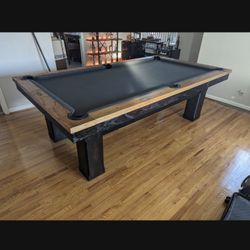 Pool Table 8 Ft Can Deliver Asap. Optional Dining Top ) Billiard Tables Sale. 