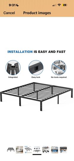 Queen bed frame