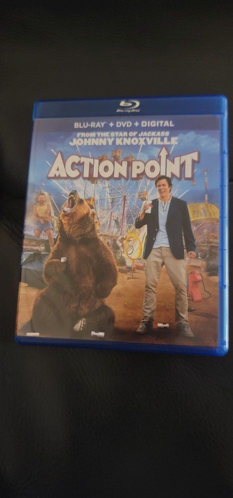 $5 BLU RAY MOVIE. ACTION POINT. BLU RAY / DVD ONLY. NO DIGITAL. $5 OR TRADE FOR A MOVIE TITLE I DO NOT ALREADY OWN.