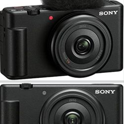 Sony ZV-1F Vlog Camera for Content Creators and Vloggers Black