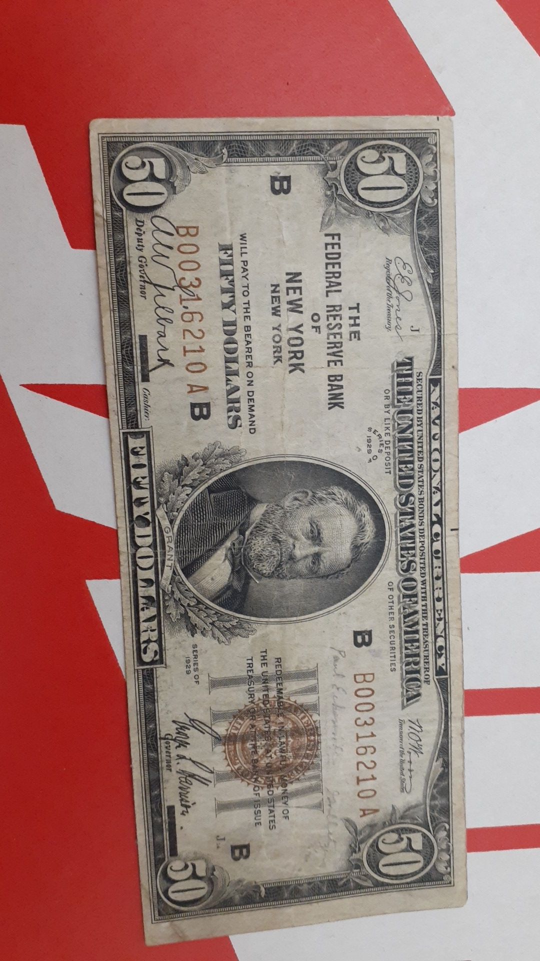 Old $50 bill