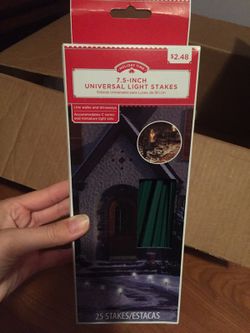 Christmas Light Stakes Outdoor Lighting New in Box