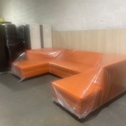 Large U Sectional Sofa Never Used 