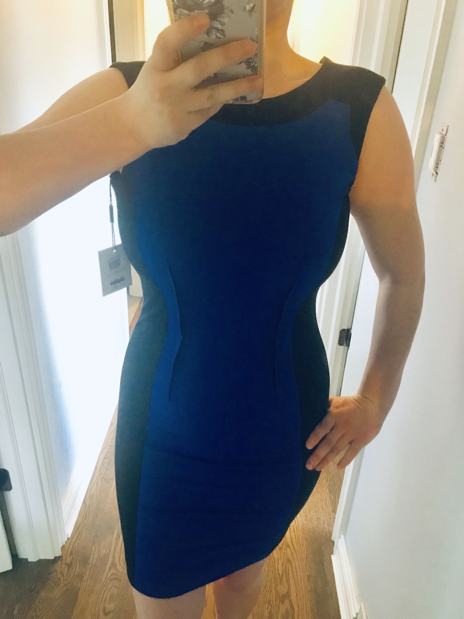 Blue Dress Size 2 Calvin Klein