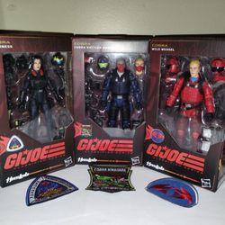 Haslab Gi Joe Cobra Rattler Figures 