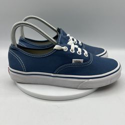 Vans Authentic Canvas Blue Shoes Men’s 5.5 / Women’s 7 EU 37 Low Top Casual