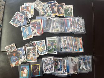 ⚾️🔥LA Dodgers Baseball Card Lot – Nearly 100 Cards – Assorted Players