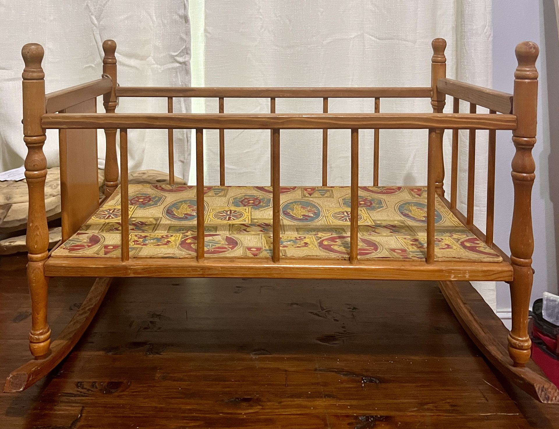 Vintage Large Doll Cradle