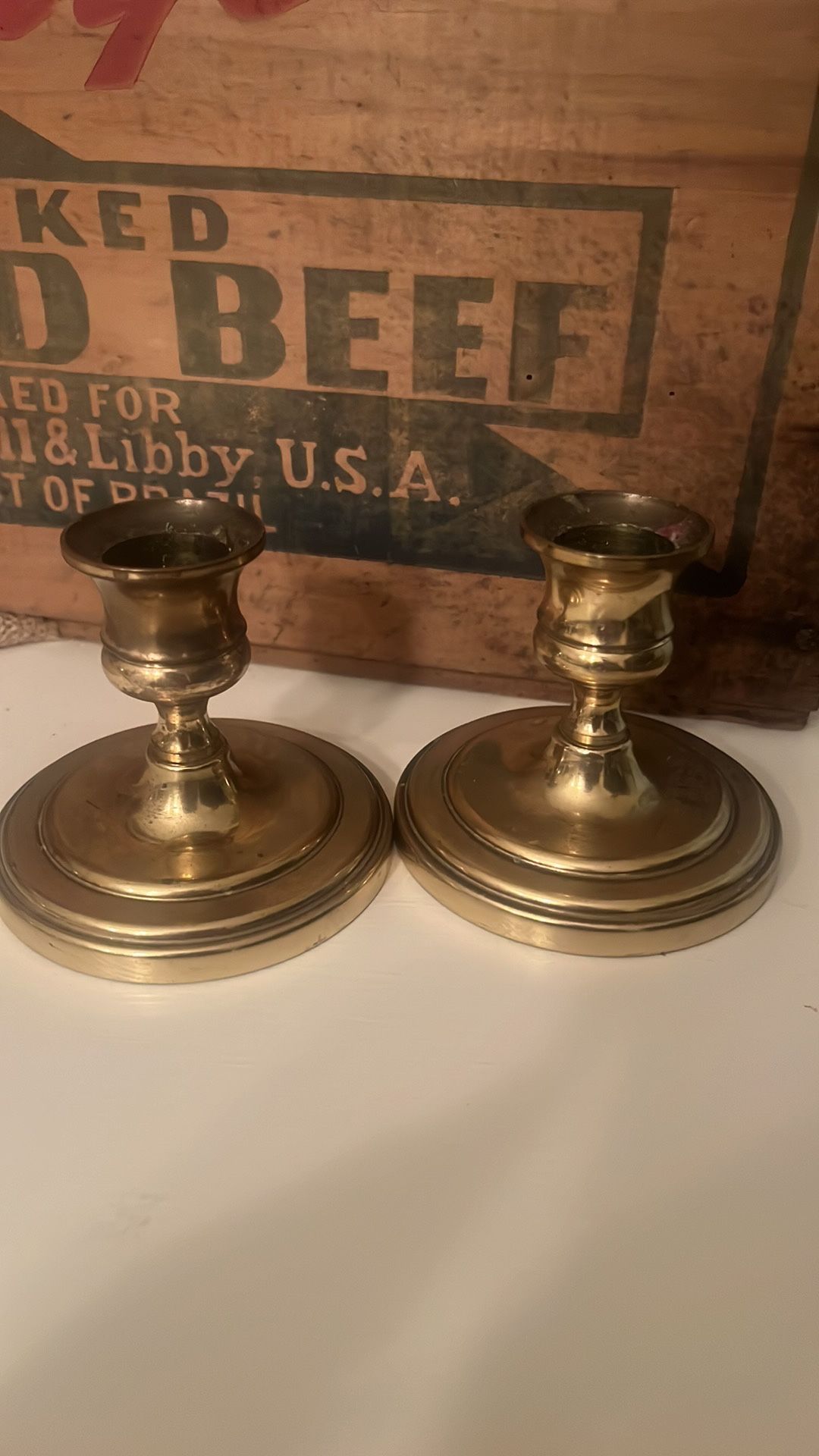 Brass Candlestick Holler