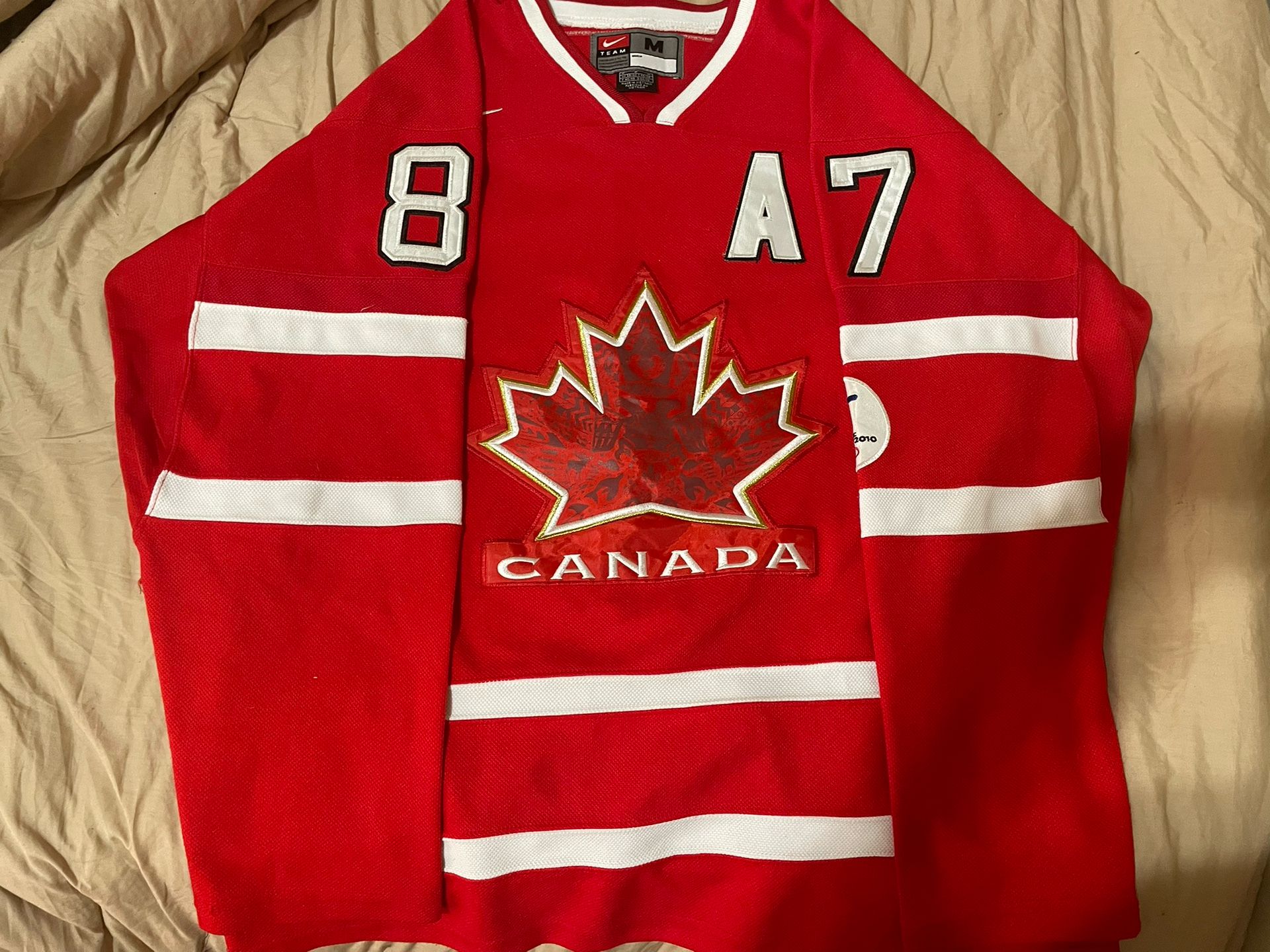 Nike Sidney Crosby Team Canada Hockey Vancouver 2010 Olympics Jersey