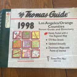 1998 Thomas Guide Map