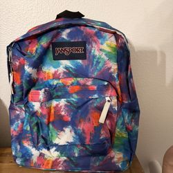 Brand New JanSport Abstract Color Backpack