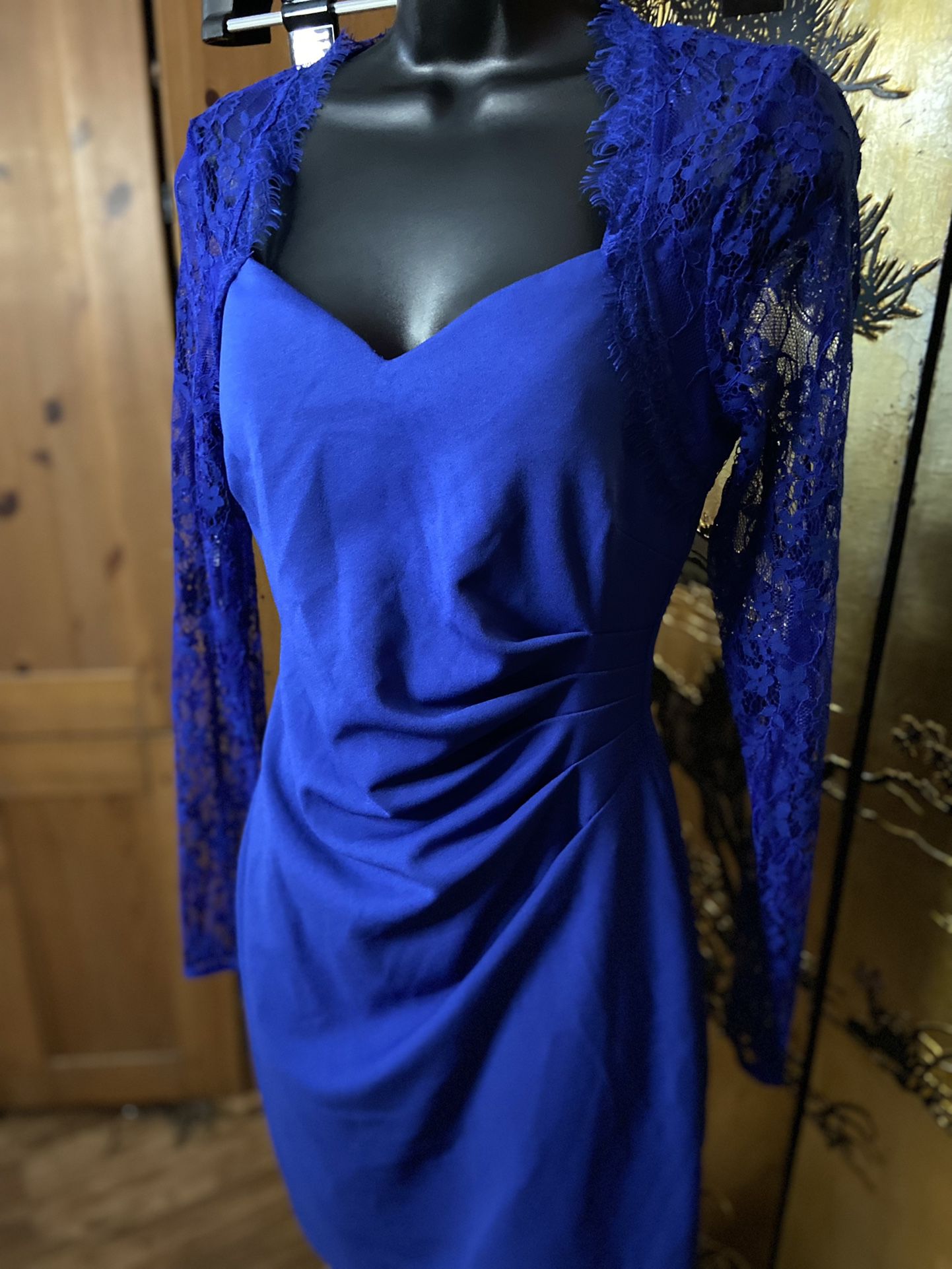 Guess Brand Dress Blue Royal Color Size 4