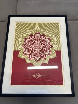 Shephard Fairey signed print