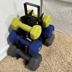 Dumbell Weights Set Amazon Basics NEW $85