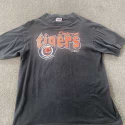 Vintage 1991 Detroit Tigers Logo 7 MLB Baseball T-Shirt Large!  