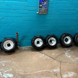 "ATV. SAND PATTLE TIRES WITH RIMS"