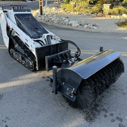 Mini Skid Steer Street Sweeper