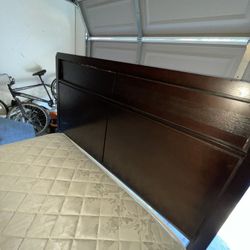 QueenBed Frame & Box Spring With Mattress(optional)