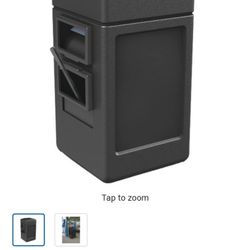 Trash Can With Paper towel Holder And Washer Fluid Holder  Great For Mechanics Shop