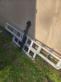 Aluminum Hitch-Mounted Motorcycle Carrier Rack