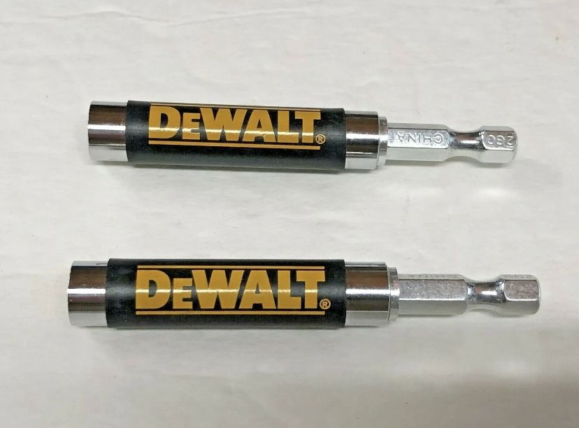 2 PIECES DeWALT DW2054 COMPACT MAGNETIC BIT TIP HOLDER DRIVE GUIDE