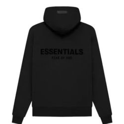 Black Essentials Hoodie 