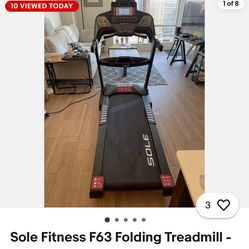 Sole F63 treadmill