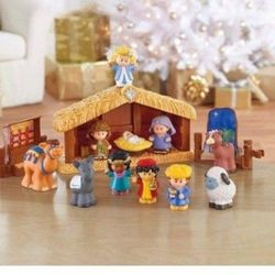 Fisher-Price Little People Deluxe Christmas Story, Nativity Playset With Light, Music and Figures for Toddlers Ages 1 and Up
