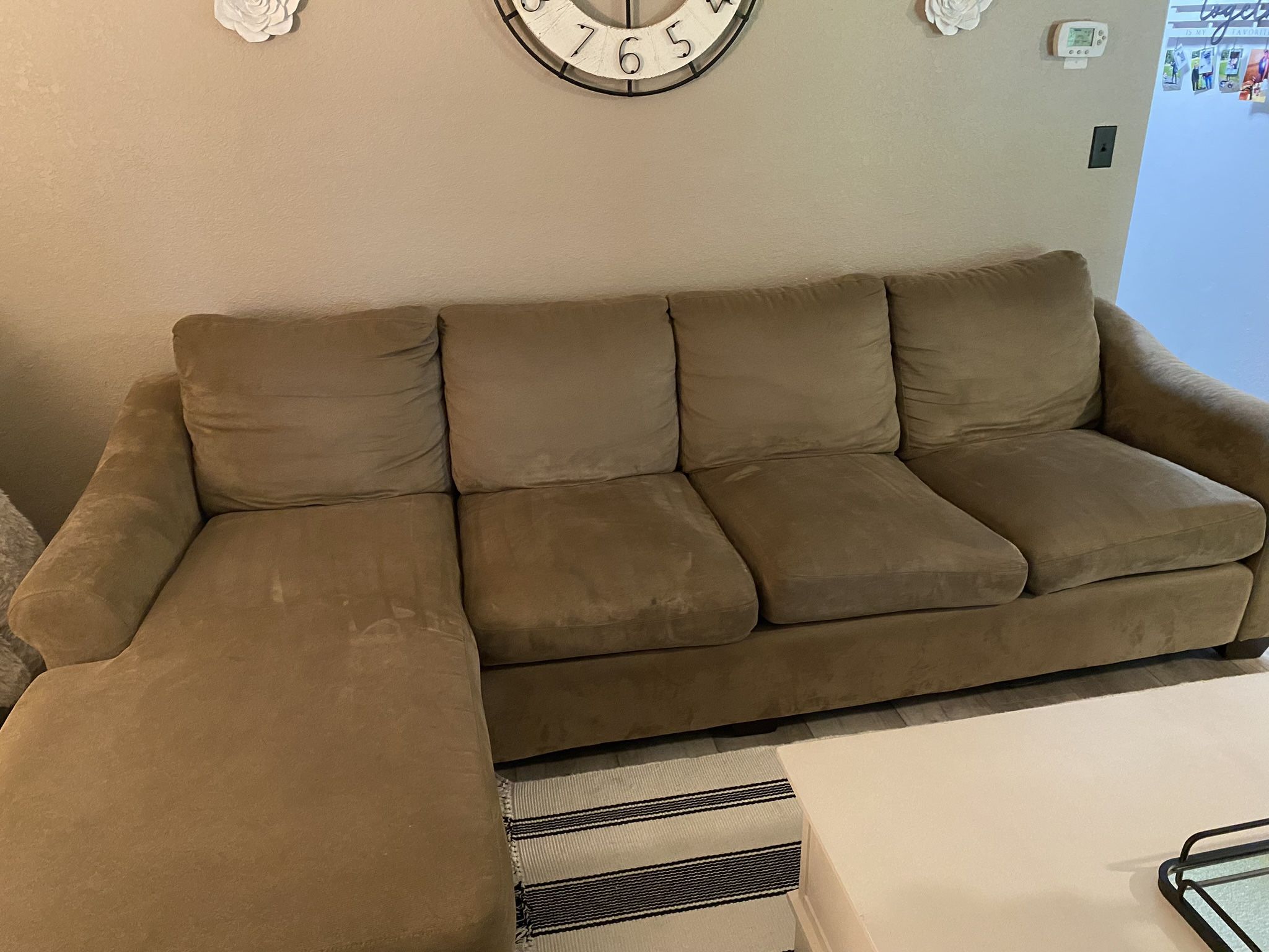 Taupe Sectional Couch