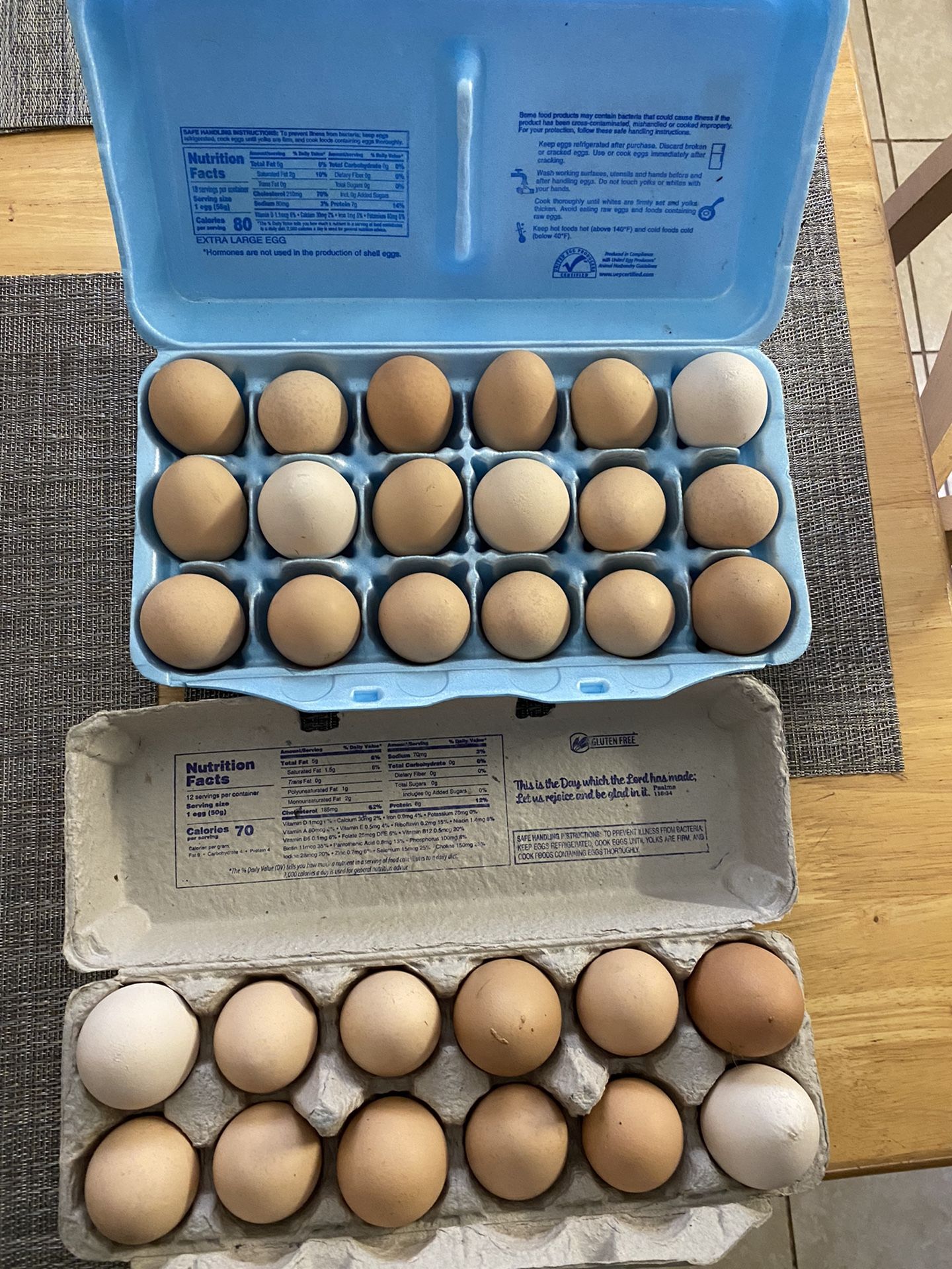 Free Organic Range Eggs