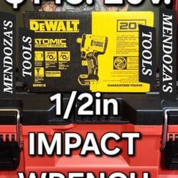 Dewalt Atomic Impact Wrench 1/2in 20v MAX 