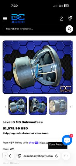 Dc Audio 18 inch sub, 2 10 inch mids , 2 8 inch coaxial mids , 8 super pro titanium tweeters 4 inch