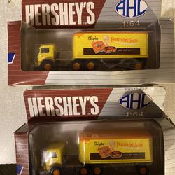 2 Toy Trucks Hersheys Never Used From 1995 