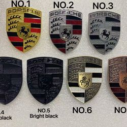 PORSCHE Front Emblem  5*6.7CM