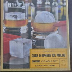 Cube & Sphere Ice Mold Set