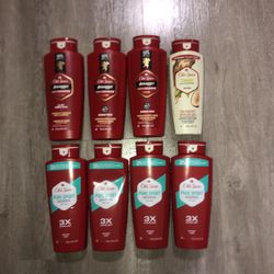Lot Of 8 Old Spice Body Wash