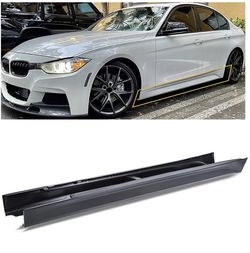 Side Skirt Extensions Rocker Panels Compatible with 2012-2018 BMW F30 F31 320i 328i 330i 340i 330e Sedan Wagon-1 Pair F80 M3 Style