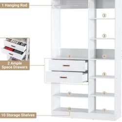 Wardrobe Standalone White