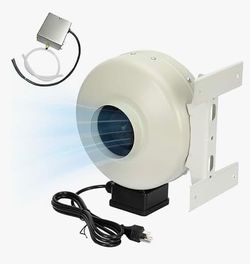 Vanesa M-4DBT Automatic Dryer Booster Exhaust Fan, 200 CFM | Auto-On | Dryer Vent Booster Fan