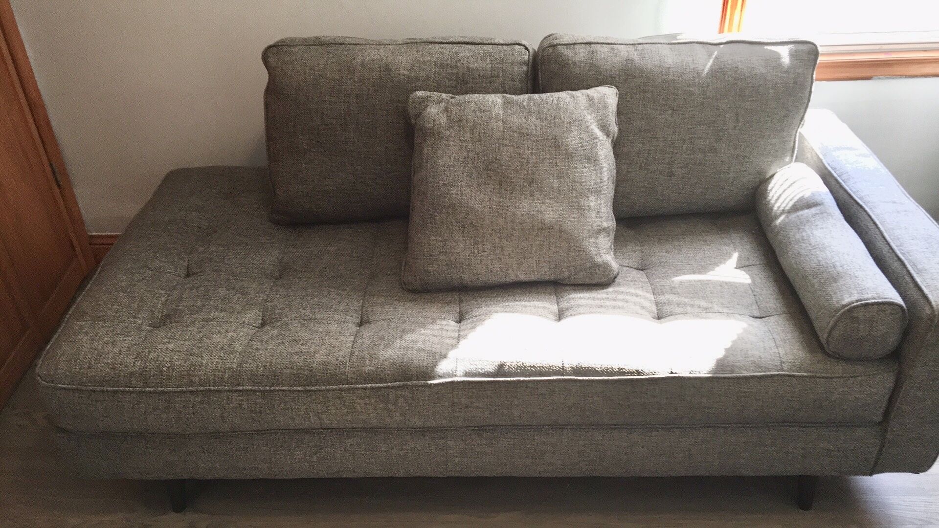 Ashley chaise grey sofa moving out sale