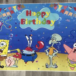 SpongeBob Birthday Banner For $5