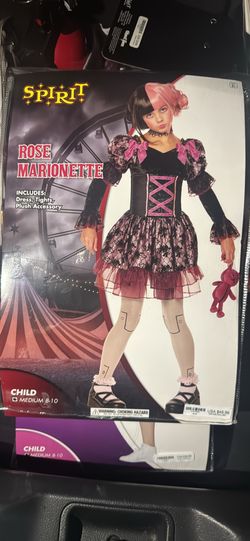 Brand new rose Marionette kids Halloween costume