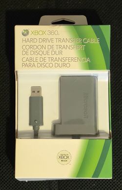 Brand New, Never used. Microsoft Xbox 360 Hard Drive Transfer Cable