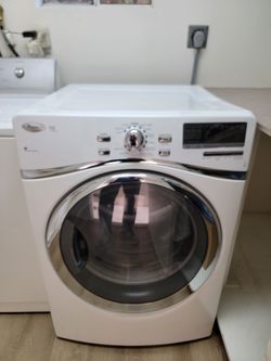 Huge Capacity!!! Whirlpool Duet, Whisper Quiet Series, Electric, 220 Volt, Dryer with STEAM!!! Enormous, Stainless Steel, Drum!!! Must See To Apprecia